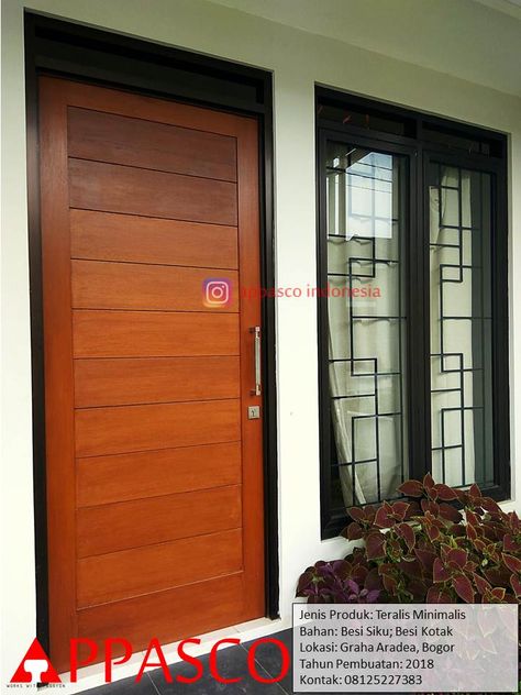 Teralis Minimalis Modern simple di Graha Aradea Bogor - Jual Kanopi Tralis Muji Inspired Home, Windows Grill Design, Model Jendela, Teralis Jendela, Windows Grill, Grill Design Modern, Grill Designs, Window Grills, Simple Bed Designs