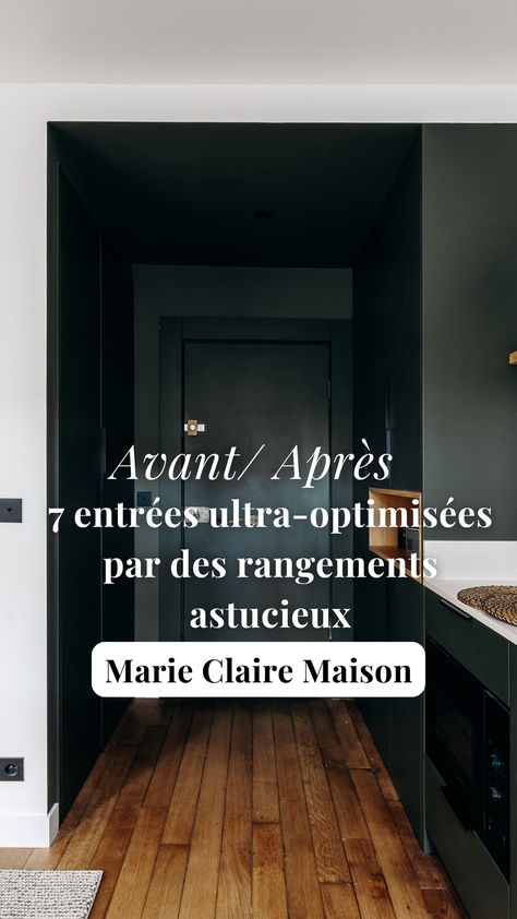 Premier espace de la maison, l'entrée concentre de multiples fonctions, accueil et rangements en tête. Les professionnels présents sur Houzz.fr ont revu et corrigé 7 entrées pour en faire des espaces enrichis en rangements et inspirer, dès l'entrée, un sentiment de chaleur. Zoom sur ces rénovations bien pensées à copier ! Hall D’entree, Deco Entree, Sas Entree, Armoire Entree, Post Instagram, Design