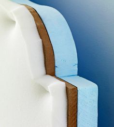 Upholstered Headboard How-To  I made one already, but it is square and I didn't use mdf. Make Your Own Headboard, Headboard Projects, Headboard Tutorial, Diy Headboard Upholstered, Headboard Upholstered, Fabric Headboard, Diy Headboards, Diy Headboard, Padded Headboard