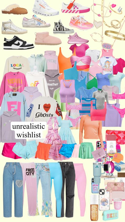 Preppy Birthday Gifts, Unrealistic Wishlist, Shuffles Preppy, Preppy Brands, Preppy Inspiration, California Outfits, Preppy Summer Outfits, Outfit Collage, Casual Preppy Outfits