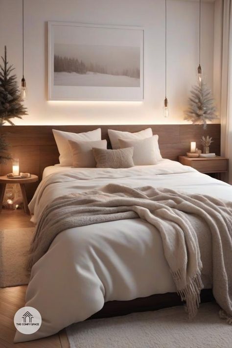 Is your bedroom ready for a winter makeover? Dive into the world of underrated decor accents that can completely transform your space. From plush throws to calming color schemes, these simple changes can create a cozy haven. Learn from my own decor mishaps and find out how to make your bedroom a warm retreat this season. Winter doesn't have to be bland!#HomeDecor #WinterVibes #CozyHome #DecorTips #BedroomGoals Relaxing Cozy Bedroom, Super Cozy Bedroom, Cozy Adult Bedroom, Hygge Decor Bedroom, Comfy Cozy Bedroom Ideas, Cozy Warm Bedroom, Calming Color Schemes, Cosy Bedroom Ideas, Warm Bedroom Aesthetic