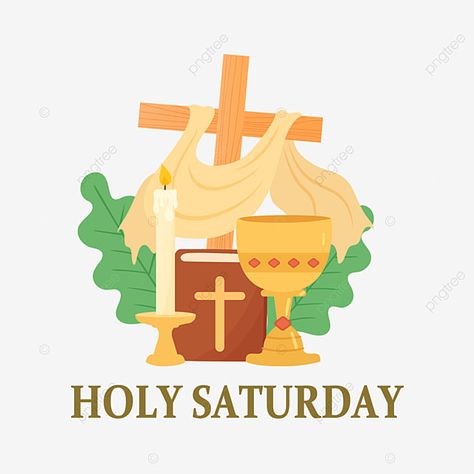 Cross Candle, Cross Background, Maundy Thursday, Holy Saturday, Remove Background From Image, Holy Cross, Blue Clouds, Christian Cross, Flat Illustration