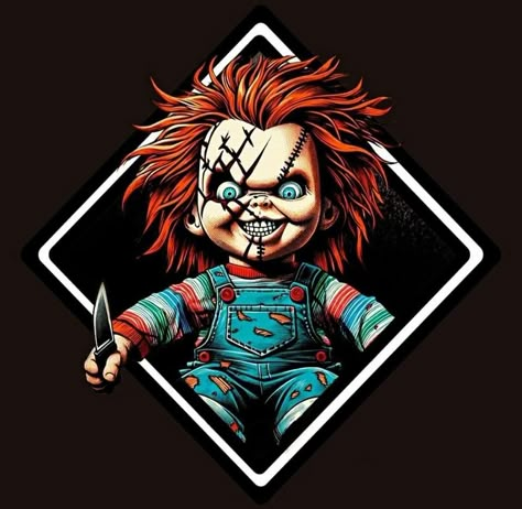 Chucky Drawing, Horror Wallpapers, Tiffany Chucky, Charles Lee Ray, Halloween Aesthetic Wallpaper, Chucky Horror Movie, Chucky Tiffany, Art Scary, Childs Play Chucky