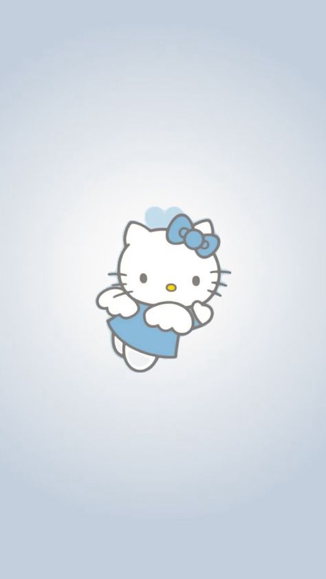 Blue Hello Kitty Wallpaper, Apple Watch Blue, Blue Hello Kitty, Walpaper Hello Kitty, Cute Wallpapers For Ipad, Hello Kitty Aesthetic, Kitty Wallpaper, Hello Kitty Wallpaper, Screen Wallpaper