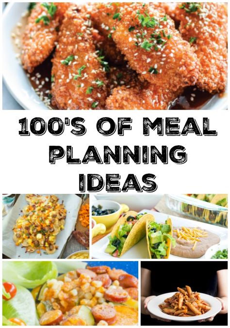 100's of Meal Planning Ideas! Free weekly meal plans for an entire year! Simplify dinner planning with menu plans that are made for you for FREE! Hundreds of easy dinner recipes! Free Weekly Meal Plan, Meal Planning Board, Freezer Cooking Recipes, Diy Easy Recipes, Italian Recipes Easy, Dinner Plan, Best Dinner Recipes, Week Meal Plan, Dinner Dishes