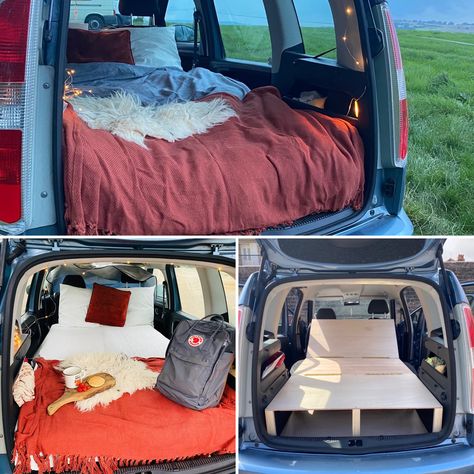 Micro Camper Conversion, Berlingo Camper Conversion, Microcamper Berlingo, Micro Camper Berlingo, Honda Element Micro Camper, Micro Camper Diy, Peugeot Expert Camper Conversion, Berlingo Camper, Renault Kangoo Camper Diy