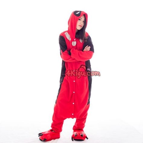 Love it cute little bit tight but it's okay Deadpool Clothes, Girl Deadpool, Otaku Outfit, Deadpool Kawaii, Deadpool Outfit, Deadpool Christmas, Deadpool Character, Halloween Outfit Ideas, Gay Outfits