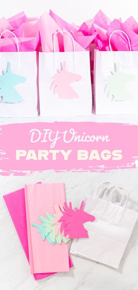 Diy Unicorn Party Bags, Unicorn Goodie Bags Diy, Unicorn Party Favors Treat Bags, Unicorn Gift Bags Diy, Unicorn Giveaway Ideas, Unicorn Goody Bag Ideas, Unicorn Goodie Bags, Unicorn Favor Bags, Birthday Party Gift Bag Ideas