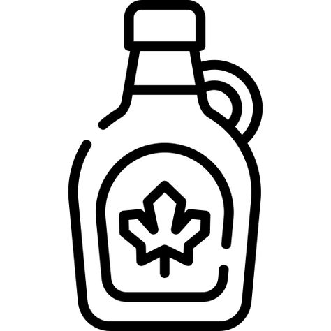 Maple Syrup Tattoo, Maple Syrup Drawing, Painting Pottery, Food And Restaurant, Bday Gift, Character Flat, Red Monochrome, Video App, Icon Font