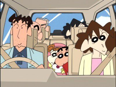 Inside Car, Crayon Shin Chan, Car Illustration, Shin Chan, D P, Crayon, Minnie Mouse, Family Guy, Disney Characters