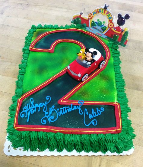 Mickey 2nd Birthday, Mickey Mouse 2nd Birthday, Mickey Mouse Ideas, Mickey Mouse Birthday Party Ideas, Mickey Mouse Birthday Cake, Oh Twodles, Mouse Birthday Cake, Mickey Mouse Themed Birthday Party, Mickey Mouse Cupcakes