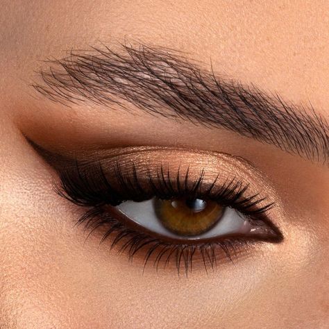 NATASHA DENONA BEAUTY on Instagram: “Brown Smokey Cat Eye featuring ND’s BIBA EYESHADOW PALETTE, MACRO TECH EYE CRAYON and the WORK &SET+ Eyeliner in BROWN. 🤎✨ Swipe left to…” Smoky Brown Eye Makeup, Smokey Cat Eye Makeup, Prom Makeup For Brown Eyes, Smokey Cat Eye, Black Smokey Eye Makeup, Eye Crayon, Eyeshadow Designs, Ball Makeup, Powder Face