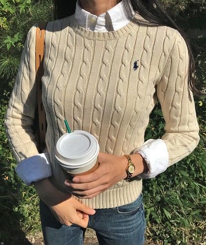 Outfit Ideas Ralph Lauren, Ralph Lauren Outfits Aesthetic, Classy Preppy Outfits, Winter Outfits Preppy, Ralph Lauren Outfits Women, Polo Ralph Lauren Women Outfits, Shirt Outfit Winter, Shirt Outfits Women, Polo Outfits For Women