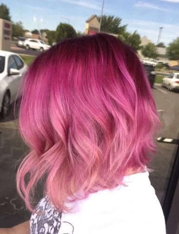 Color Melt Hair, Kennewick Washington, Color Melting Hair, Color Melt, Level 7, Bright Hair, Hair Color Pink, Color Story, Dye My Hair