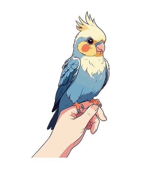 Cockatiel Wallpaper, Cockatiel Drawing, Bird Sketch, Human Drawing, Pet Bird, Drawing Projects, Animals Artwork, Bird Drawings, Bird Lovers