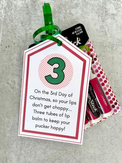 Need 12 days of Christmas gift ideas for him? Use these printable 12 days of Christmas gift tags to start this fun Christmas tradition with your husband or boyfriend. Such awesome gift ideas for him, and cute rhyming tags to go with each day! Pun Gifts Christmas, 12 Days Of Teacher Christmas Gifts, Christmas Gifts On Cricut, Secret Pal Gift Ideas For Coworkers Christmas, 25 Days Of Christmas Gifts For Boyfriend, 12 Days Teacher Christmas Gifts, 12 Days Of Christmas Care Package, Secret Santa 12 Days Of Christmas Ideas, 25 Days Of Christmas Gifts Ideas