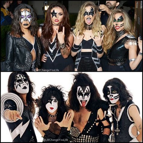 Rock N Roll Costume Women, Kiss Costume Women, 80s Rock Costume Women, Rock Costume Women, Rock Star Costumes, 80s Rock Costume, Rock N Roll Costume, Kiss Halloween Costumes, Halloween Constumes