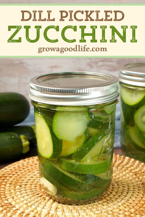 Pickling Zucchini Canning Recipes, Preserving Zucchini, Pickled Zucchini, Zucchini Relish Recipes, Canning Zucchini, Canned Zucchini, Butter Zucchini, Water Bath Canning Recipes, Zucchini Relish