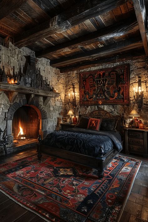 29 Enchanted Bedroom Ideas 17 Enchanted Bedroom Ideas, Dark Academia Bedroom Ideas, Dark Cottagecore House, Enchanted Bedroom, Witchy Bedroom, Academia Bedroom, Dark Academia Room Decor, How To Dress A Bed, Dark Home