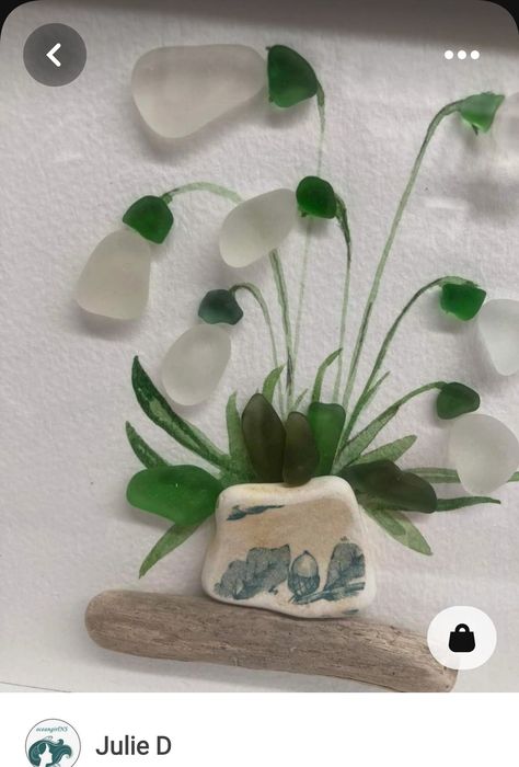 Sea Glass Projects Diy Ideas, Sea Glass Crafts Artwork, Beachglass Art Ideas, Seaglass Succulents, Beach Glass Art Diy, Seaglass Art Ideas, Seaglass Crafts, Sea Glass Diy, Sea Glass Artwork