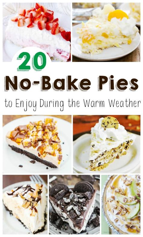 Summer Hobbies, Summer Pie Recipes, Baking Recipes Pie, Summer Pie, Easy Pie Recipes, Hobbies For Women, Easy Summer Desserts, Easy Pie, Easy No Bake Desserts