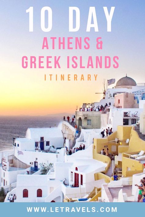 Athens and Greek Islands Itinerary | Travel tips for an incredible 10 day trip to Greece | Things To Do In Greece, To Do In Greece, Greece Paros, Greek Islands To Visit, Greek Island Hopping, Trip To Greece, Greece Honeymoon, Greek Vacation, Greece Itinerary