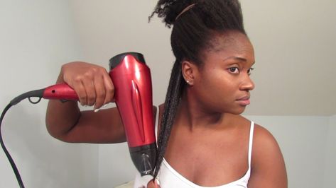 How I Blow Dry My 4c Natural Hair : Modified Tension Method [Video] - https://blackhairinformation.com/video-gallery/blow-dry-4c-natural-hair-modified-tension-method-video/ Blow Dry Hairstyles Black Women, Blow Dry 4c Hair, Natural Blow Dry Hairstyles, Dry 4c Hair, Blow Dry Natural Hair, Dry Natural Hair, A Blowout, Natural Girl, Blow Dry Hair