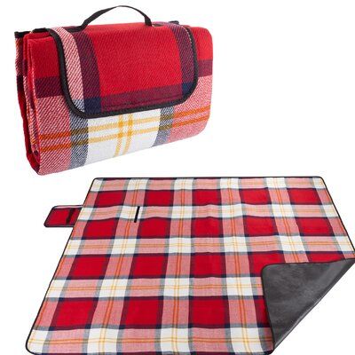 August Grove Alcantar Beach Mat Picnic Blanket Portable Blanket, Picnic Basket Set, Waterproof Picnic Blanket, Waterproof Blanket, Festival Camping, Oversized Blanket, Camping Blanket, Outdoor Picnic, Plaid Blanket