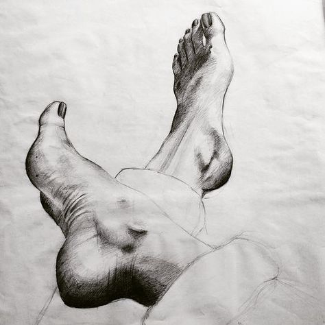 Feet Drawing, Human Body Drawing, Pencil Drawing Tutorials, Human Anatomy Drawing, Human Figure Drawing, Anatomy Sketches, Figure Sketching, Amazing Drawings, Pencil Art Drawings