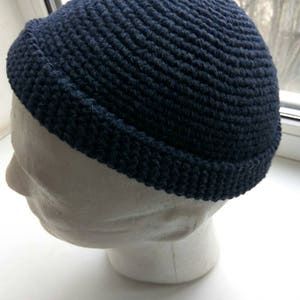 Crochet Cap For Men, Mens Beanie Crochet Pattern, Crochet Summer Hat, Sauna Hat, Short Beanie, 100 Crochet Stitches, Easy Knitting Patterns Free, Crochet Summer Hats, African Hats