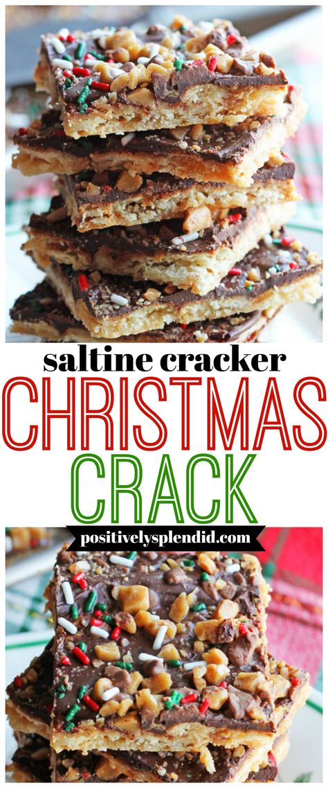 Recipe With Sweetened Condensed Milk, Saltine Cracker, Saltine Toffee, Christmas Bark, Cracker Toffee, Saltine Crackers, Vegan Christmas, Christmas Baskets, Xmas Cookies