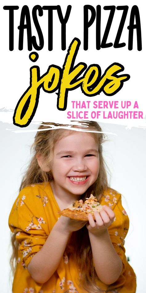 Food Jokes For Kids, Pizza Jokes For Kids, Pasta Jokes, Children Jokes Funny For Kids, Pizza Jokes Hilarious, Pizza Puns Funny, Pizza Jokes, Funny Memes About Kids, Tasty Pizza