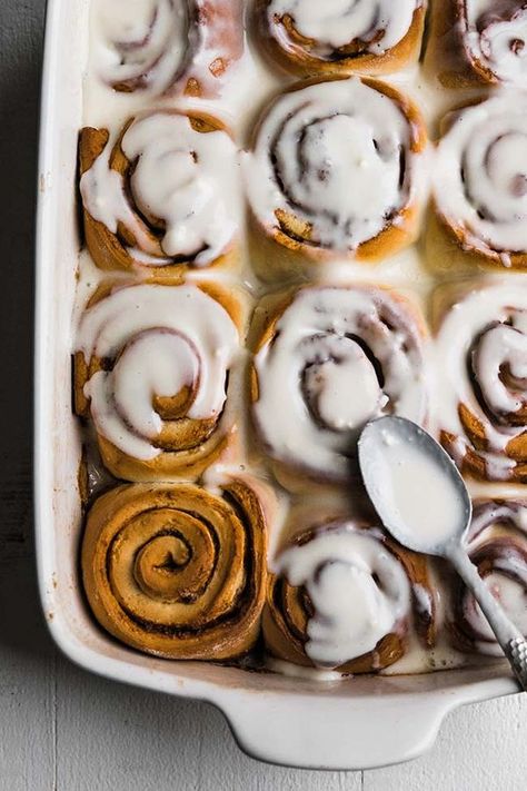 Nothing better than waking up to... - Chef Billy Parisi Overnight Cinnamon Rolls Recipe, Homemade Cinnamon Rolls Recipe, Overnight Cinnamon Rolls, Homemade Cream Cheese Frosting, Billy Parisi, Cinnamon Roll Recipes, Chef Billy Parisi, Homemade Cream Cheese, Best Cinnamon Rolls