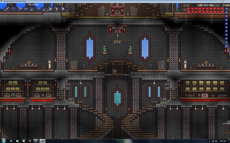 more impresive interiors Terraria Staircase, Terraria Castle Ideas, Terraria Spiral Staircase, Terraria Vanity, Terraria Cool Builds, Terraria Hellevator Design, Best House Design, Terraria Castle, Amazing Stairs