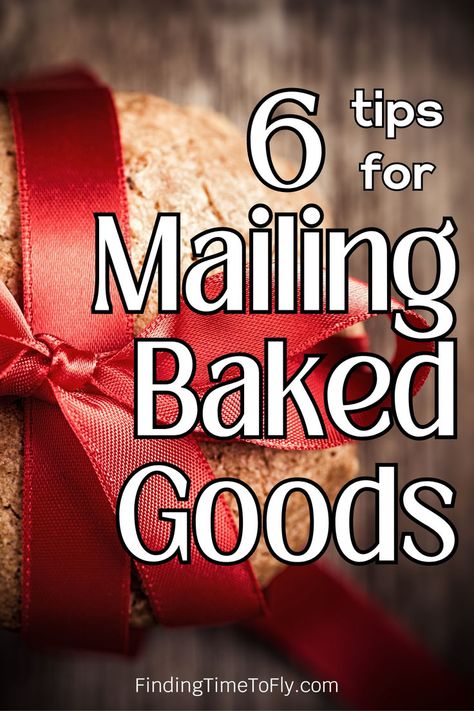 Cookie wrapped with a bow. How To Make Cookie Gift Boxes, Bake Sale Packaging Wrapping, Mailing Baked Goods Care Packages, Mailing Baked Goods, Shipping Baked Goods Care Packages, How To Mail Baked Goods, Cookies That Ship Well Care Packages, How To Ship Cakes In The Mail, Mailing Cookies Tips