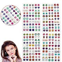 Sticker Earrings, Gem Stickers, Birthday Festival, Crystal Stickers, Glitter Crafts, Purple Themes, Scrapbooking Stickers, 3d Stickers, Glitter Earrings