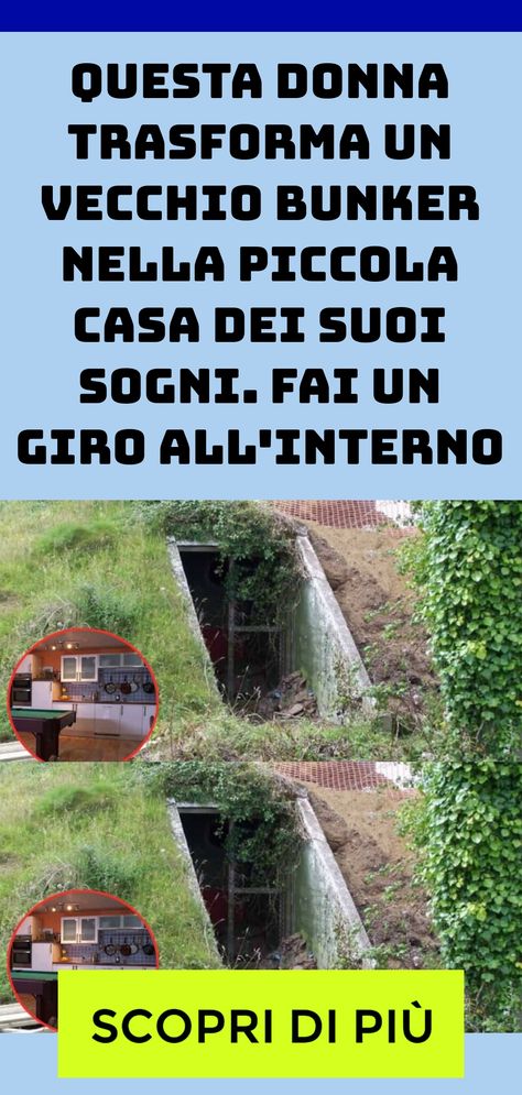 Una donna decide di voler abitare in un bunker e lo trasforma nella casa dei suoi sogni. Elizabeth Strutton vive in Cornovaglia nel Regno Unito, ed è