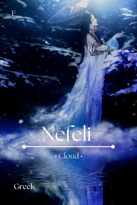 Character Names Ice Related Names, Names That Mean Cloud, Lunar Names, Names Meaning Ice, Names That Mean Air, Air Names, Fantasy Names Feminine, Fae Names, Rare Names With Meaning