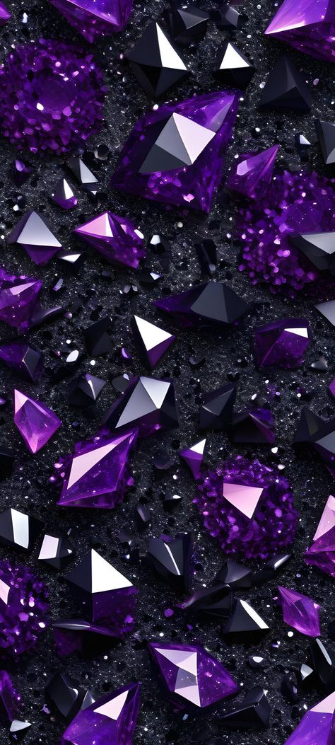 Purple Holographic Wallpaper, Purple And Silver Aesthetic, Purple Gothic Wallpaper, Obsidian Wallpaper, Purple Christmas Background, Purple Astethic, Purple Galaxy Background, Amethyst Aesthetic, Purple Glitter Wallpaper