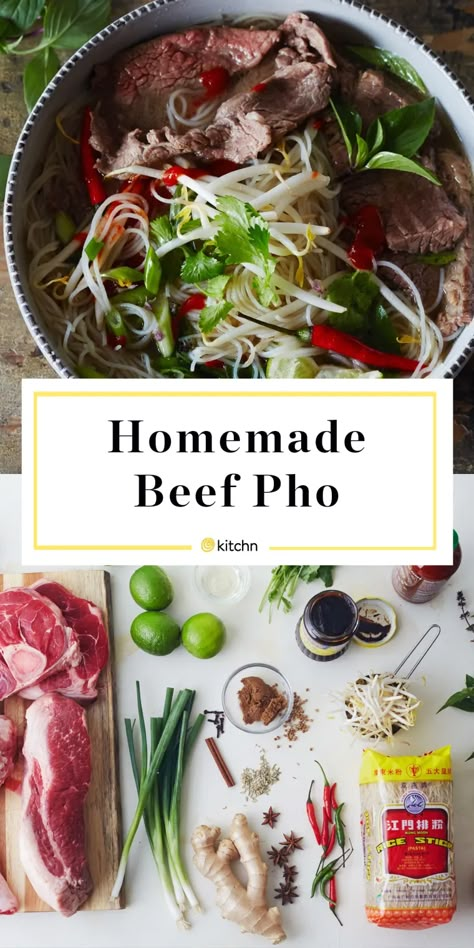 How To Make Pho Soup At Home, Authentic Vietnamese Pho, Pho Broth Recipe Authentic, Beef Pho Broth Recipe, Beef Pho Recipe Authentic, Cambodian Pho, Pho Recipe Authentic, Pho Authentic, Pho Toppings