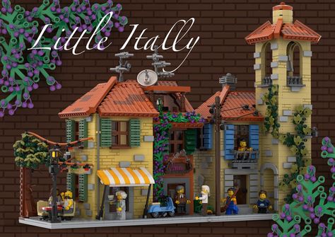 Minecraft Italy Village, Italian Village Minecraft, Minecraft Italian Town, Italy Minecraft, Lego Italy, Minecraft Italian, Lego Horse, Lego Fortnite, I Am The Creator