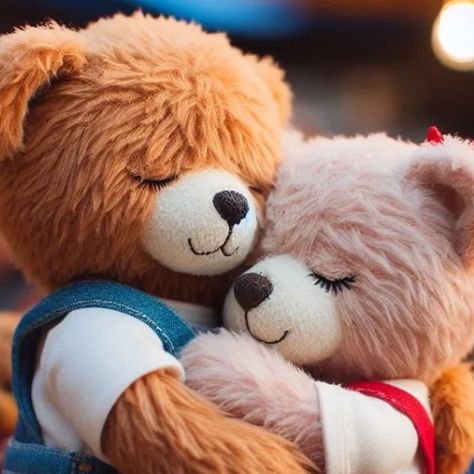 Teddy Bear Love Couple, Art Of Silence, Teddy Bear Quotes, Emoticon Love, Teddy Pictures, Teddy Bear Images, Bear Quote, Teddy Day, Teddy Bear Pictures