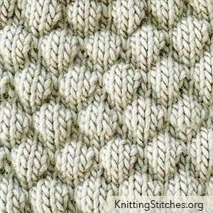 Bubble Knitting Pattern, Bubble Stitch Knitting, Bubble Knit Stitch, Knit Bobble Stitch, Knit Bubble Stitch Pattern, Knitted Bubble Pattern, Popcorn Knitting Stiches, Types Of Knitting Stitches, Cable Knit Sweater Pattern