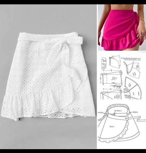 Clothing Pattern Design, Sewing Projects Clothes, Sewing Clothes Women, Fashion Design Patterns, Make Your Own Clothes, Diy Clothes Design, Sewing Tutorials Clothes, Skirt Patterns Sewing, Fashion Sewing Pattern