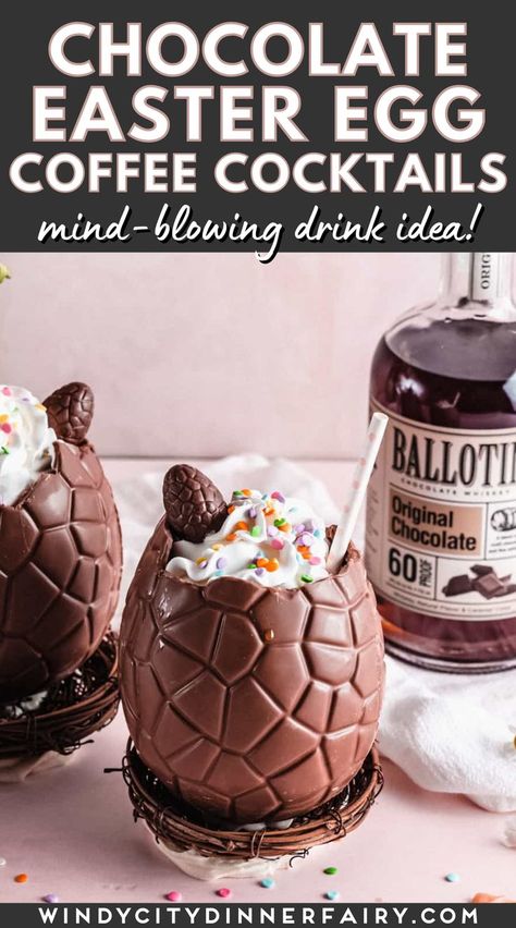 Easter Event Ideas, Easter For Adults, Fairy Recipes, Easter Drink, Easter Egg Filling, Easter Cocktails, Holiday Weight, Alcoholic Desserts, Egg Coffee