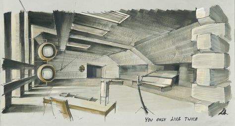 Ken Adam, the man who set the scene for James Bond | Classic Driver Magazine Todd White Art, Ken Adams, Spy Who Loved Me, Concept Draw, Most Popular Movies, Bond Films, Production Design, Movie Sets, Film Set