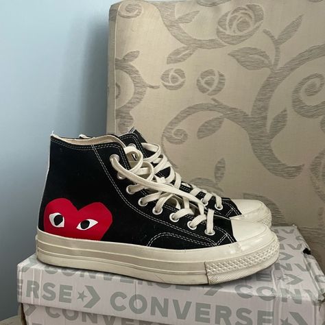 Comme des garçons converse Converse Cdg, Cdg Converse, Converse Comme Des Garcons, Garcons Converse, Comme Des Garcons Converse, Play Shoes, Converse Shop, Men's Converse, New Converse