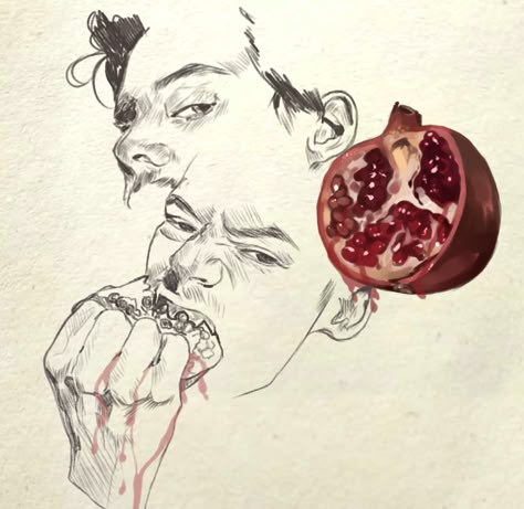 Eating Pomegranate, Harry Styles Drawing, Sketchbook Inspo, Harry Styles Wallpaper, Arte Sketchbook, Arte Inspo, Sketchbook Ideas, Harry Edward Styles, Edward Styles