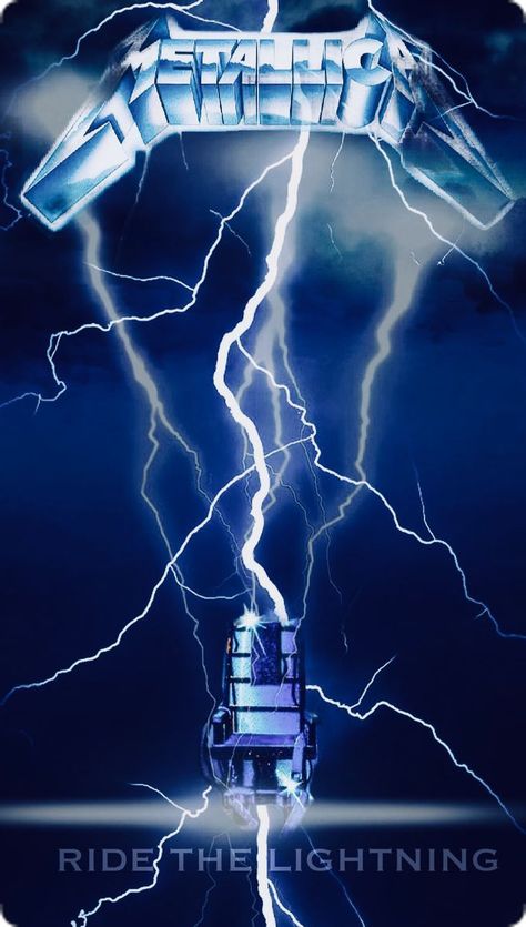 Ride The Lightning Poster, Ride The Lightning, Magazine Cover, Album Covers, Metallica, Fan Art