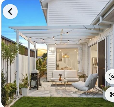 Backyard Verandah Ideas, Small Alfresco Ideas, Small Alfresco Ideas Australia, Alfresco Ideas Australia, Patio Ideas Australia, Alfresco Designs, Diy Gazebo, Backyard Design Layout, Pergola Ideas